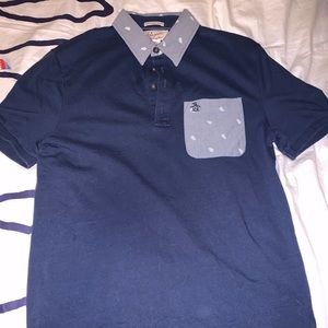 Original Penguin Men’s Navy Blue Polo size S